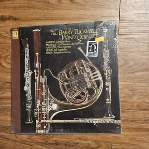 Barry Tuckwell Wind Quintet – 5 Works 1980 Nonesuch Silver Series 78022-1 Sealed